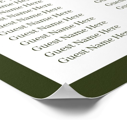 Poster Hibiscus tropical boho pastel Mariage Siège (Coin)