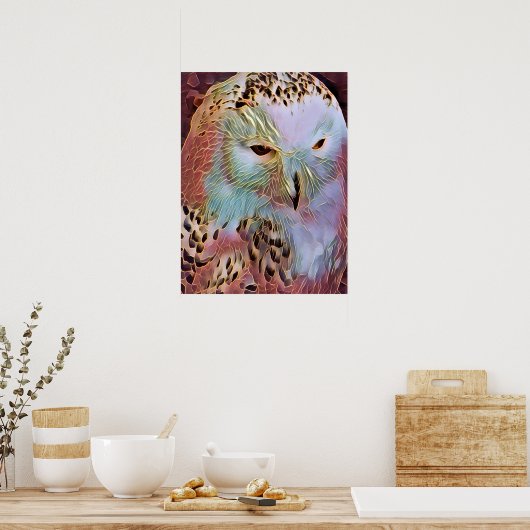 POSTER HIBOU (Cuisine)