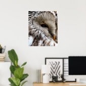 POSTER HIBOU (Bureau à domicile)