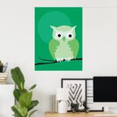 Poster hibou 2 (Bureau à domicile)