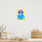 Poster Hibou Dans Une Teacup (Cuisine)