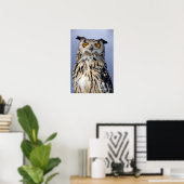 Poster hibou de l'aigle (Bureau à domicile)