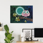 Poster Hibou de minuit (Bureau à domicile)