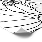 Poster Hibou du soir (Coin)