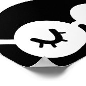 Poster Hibou endormi (Coin)