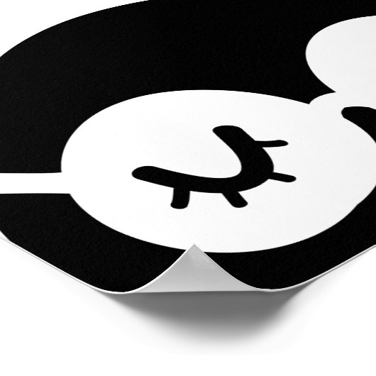 Poster Hibou endormi (Coin)