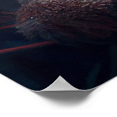 Poster hibou enneigé (Coin)