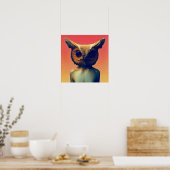 Poster Hibou Humanoïde (Cuisine)