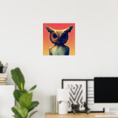 Poster Hibou Humanoïde (Bureau à domicile)