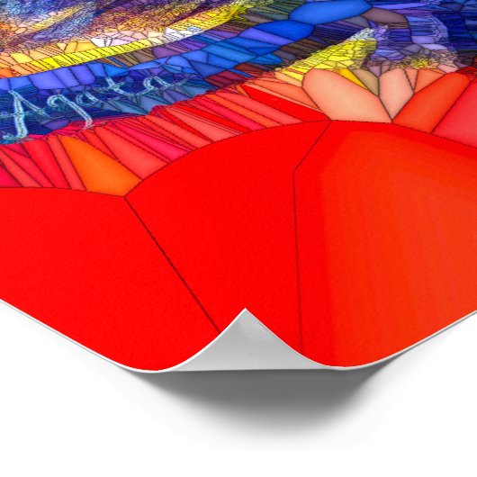 Poster Hibou Sage (Coin)