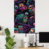 Poster Hiboux de même plumage (Bureau à domicile)
