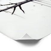 Poster Hiboux minimaliste (Coin)