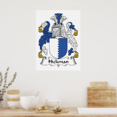 Poster Hickman Family Crest (Cuisine)
