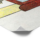 Poster Hickory, Dickory, Dock Mother Goose Nursery Rhyme (Coin)