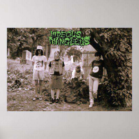 Poster Hideous Mangleus Vintage Photo '89 (Devant)