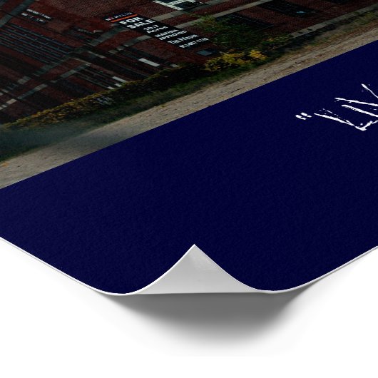 poster "Hier live" (Hoek)