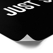 Poster Hier, Tu As Dit Demain, Commence Moi, Mignonne (Coin)