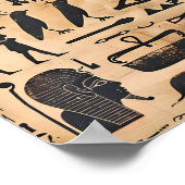 Poster Hiéroglyphes égyptiens (Coin)