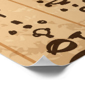 Poster Hiéroglyphes égyptiens : Grunge Seamless Magic (Coin)