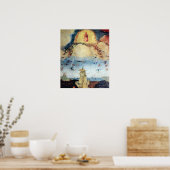 Poster Hieronymus Bosch- Enfer, détail (Cuisine)