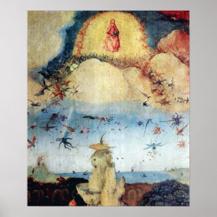 Poster Hieronymus Bosch- Enfer, détail