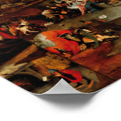 Poster Hieronymus Bosch - Tentation De Saint Antoine (Coin)