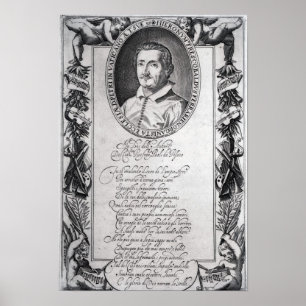 Poster Hieronymus Frescobaldi, gravé par le chrétien