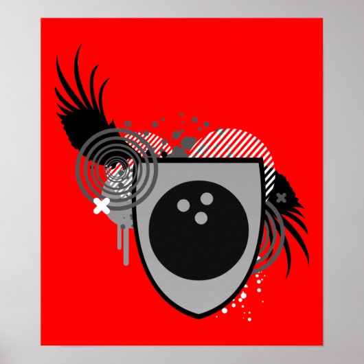 Poster hifi bowling crest (Devant)