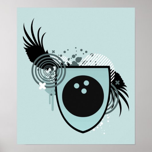 Poster hifi bowling crest (Devant)