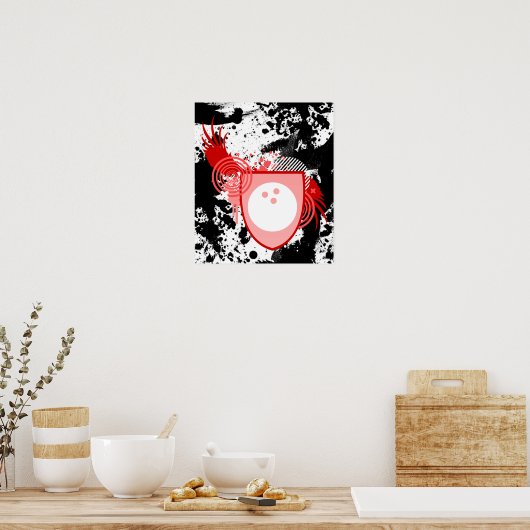 Poster hifi bowling crest (Cuisine)