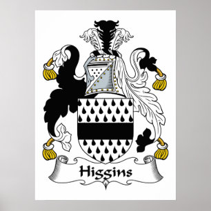 Poster Higgins Family Crest