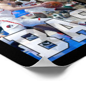 Poster High School Basketball Senior Night Photo Collage (Coin)