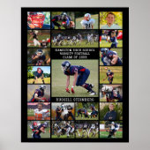 Poster High School Senior Sports 22 Photo Collage (Devant)