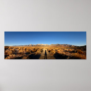 Poster High Sierra Nevada Mountain Range