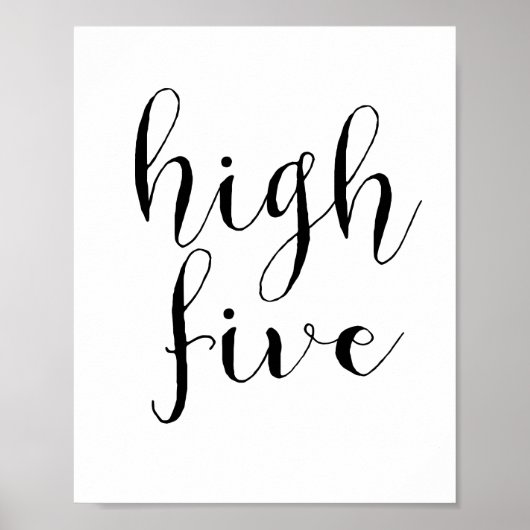 Poster High Vijf (Voorkant)