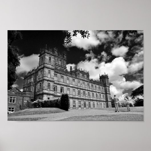 Poster Highclere Castle Downton Abbey Angleterre Royaume- (Devant)