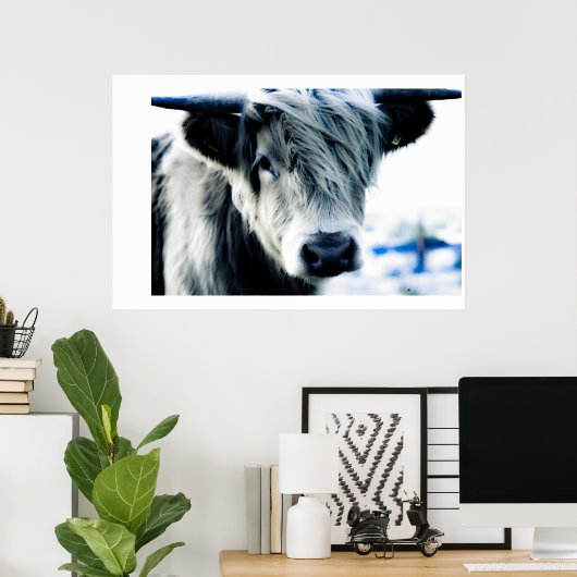 Poster Highland Blue (Bureau à domicile)