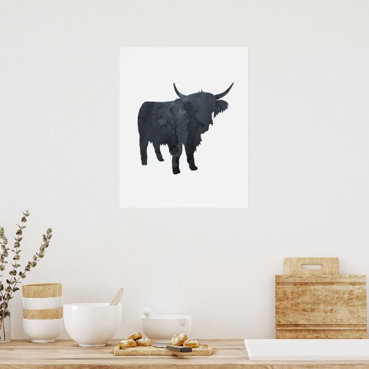 Poster Highland Cattle (Cuisine)