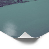 Poster Highland Cattle en arrière - plan enneigé (Coin)