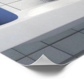 Poster Highland Cow Brossage dents de dents salle de bain (Coin)