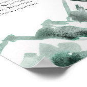 Poster Highland Printable Mountain Wedding Seating Chart (Coin)