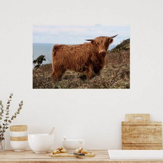 POSTER HIGHLAND VW, ÉCOSSE (Cuisine)