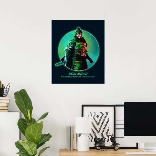Poster Highlander le Kurgan (Bureau à domicile)