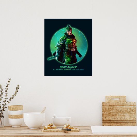 Poster Highlander le Kurgan (Cuisine)