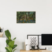 Poster Highlands County, FL - Vue sur Highlands Hammock (Bureau à domicile)