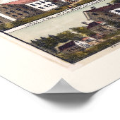 Poster Highlandville, MA Carte panoramique - 1887 (Coin)