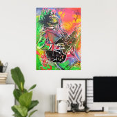 Poster Highway to hell - the feel of music by RobSky (Bureau à domicile)