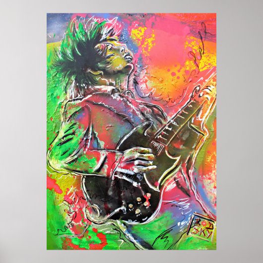 Poster Highway to hell - the feel of music by RobSky (Devant)