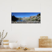 Poster Hiker Garnet Lake et Banner Peak John Muir Trail (Cuisine)