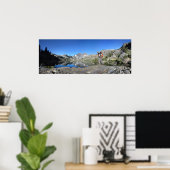 Poster Hiker Garnet Lake et Banner Peak John Muir Trail (Bureau à domicile)